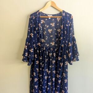 Arizona Floral Blue Duster